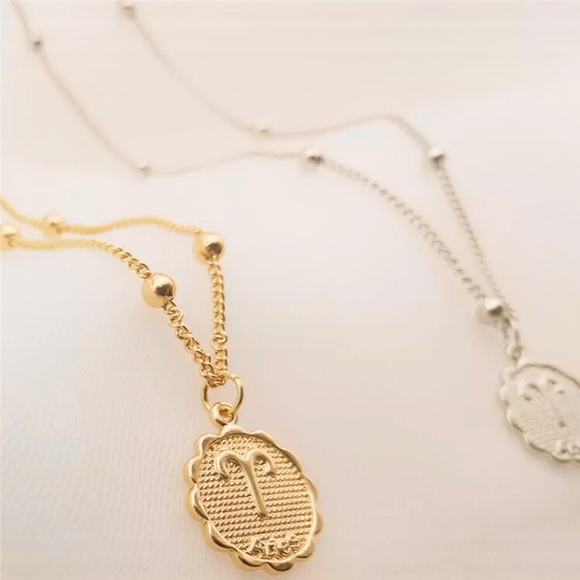 Aries March-April Zodiac Sign Bead Charm Necklace - Picture 8 of 15